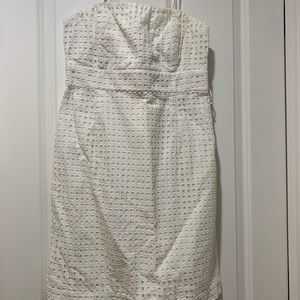 Cotton eyelet Vineyard Vines strapless dress